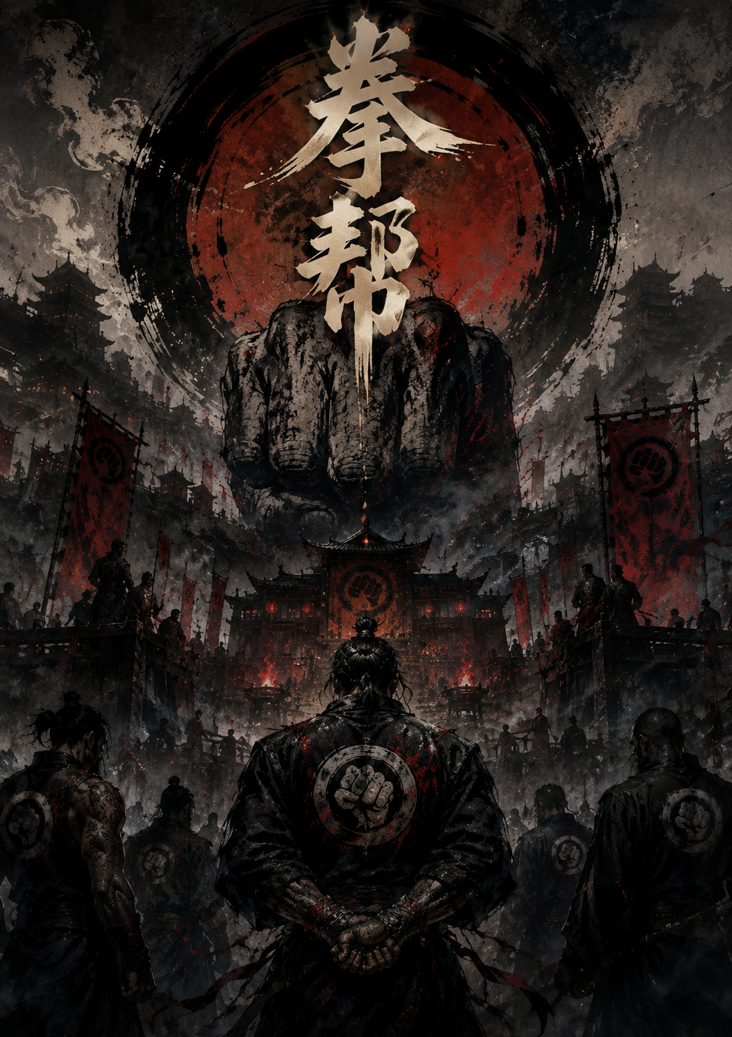 Fist Gang poster — the fist is law